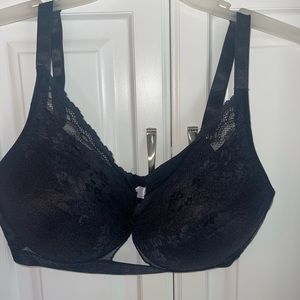 I Lumie Black Lace Wireless‎ Padded Bra 40DD